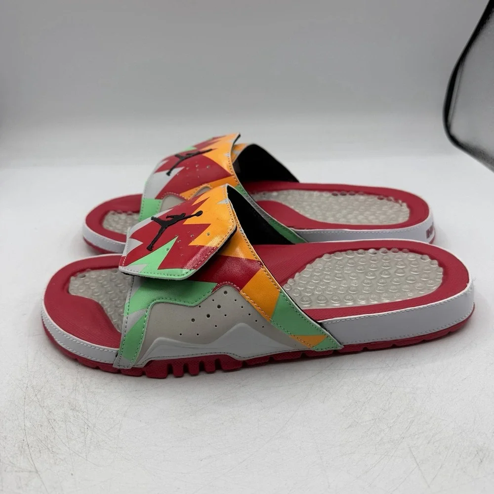 Air Jordan Hydro VII Sweater 7 Retro HARE Slides Mens Sz 13 Sandals 705467-105